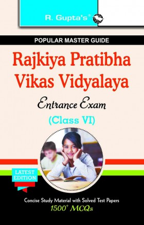 RGupta Ramesh Rajkiya Pratibha Vikas Vidyalaya (R.P.V.Vs.) Entrance Exam Guide for (6th) Class VI English Medium